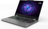 Lenovo LOQ 15IRX9 Gaming Laptop, 15.6" FHD IPS 144Hz Display, Intel Core i7-13650HX Processor, 24GB RAM, 512GB SSD, NVIDIA GeForce RTX 4050 6GB Graphics, English (UK) Keyboard, FreeDOS, Luna Grey